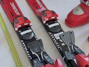 zestaw narciarski dla dziecka – Atomic 90 cm + buty 20.5 + GRATIS ślizg