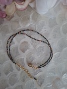 Bransoletka handmade z naturalnych kamieni hematyt 