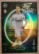 Limitowana edycja karty kolekcjonerskiej Ardy Gülera z serii Topps Match 