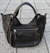 Torebka ze skóry,nowa,VALENTINI do ręki i na ramię