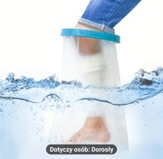 Wodoodporna osłona gipsu nogi ochrona kąpielowa 