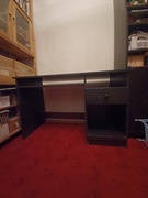 Biurko czarne używane w dobrym stanie