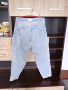 Bershka Balloon jeans wysoki stan jasne