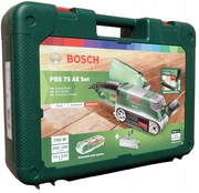 Bosch PBS 75 AE Set - Szlifierka taśmowa 750W WALIZKA