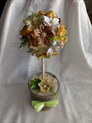 Drzewko szczęścia ozdobne kwiatowe dekoracja prezent ozdoba