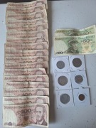 Lot monet i banknotów PRL / II RP – w zestawie srebro 5 zł 1934