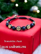 Własnoręcznie wykonana bransoletka militarna myśliwska z łusek. Handmade