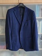 Ciemnoniebieska marynarka Lancerto rozm. 50 slim, 80% wełna