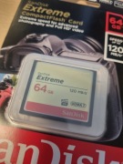 SanDisk Extreme CompactFlash 64GB UDMA7 (SDCFXSB-064G-G46)