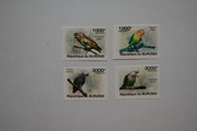 Burundi Sw 2130-33** papugi /imp/