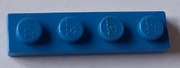 LEGO 3710 niebieska płyta 1 x 4 3536,4162 2szt