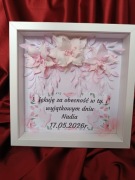 Ekskluzywna ramka 3d-personalizowana pamiątka na różne okazje 