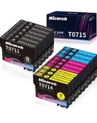 Hicorch Zamiennik do Epson T0711 T0713 T0714 T0715 kartridże Epson 