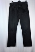 Levi’s 751 czarne jeansy W32 L34, 100% bawełna