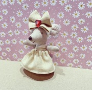 Komplet spódniczka i opaska dla myszek maileg  ubranko handmade rękodzieło 