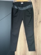 Czarne spodnie legginsy z kieszonkami Manilla M/L