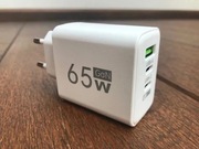 Szybka Ładowarka sieciowa 65W, fast charge, RoHS. Nowa.
