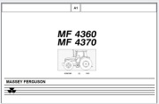 Katalog części Massey Ferguson MF 4360, MF 4370 ENG