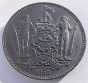 BRYTYJSKIE BORNEO PÓŁNOCNE 1 Cent 1887 ŁADNA