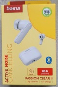 Słuchawki dokanałowe HAMA Passion Clear II ANC Biały