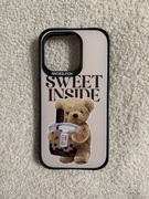 Nowe etui Mibilfox na Iphone 16 pro Sweet inside z misiem bear