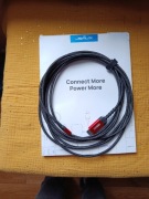 Nowy kabel USB-C do HDMI 4K JSAUX 5m | Nylonowy oplot | Nowy