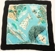 Jedwabna apaszka | lata 60' Capri/Napoli | vintage Italy