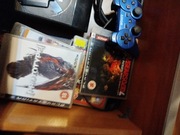 play station 3 slim + 9 gier