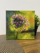 Obraz olejny ręcznie malowany “róże o zachodzie słońca”