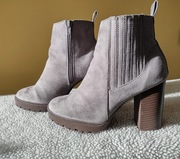 Botki damskie, szare, r. 38