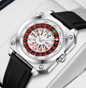 Zegarek męski ruletkowy kwadratowy