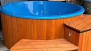NOWA CAŁOROCZNA balia ogrodowa SPA hot tub LED 6-8 osób średnica 220cm