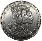 Talar William I Koronacja, Niemcy, Prusy 1861, OKOŁOMENNICZA