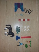 Zestaw Schleich Horse Club parkur – koń, jeździec i przeszkody 