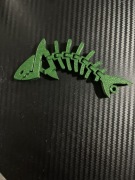 Flexi rekinek zielony z brokatem