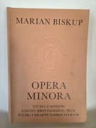 Opera Minora Marian Biskup