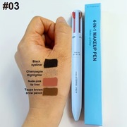 Pisak do makijażu 4w1 - pomadka, eyeliner, highlighter, kredka do brwi