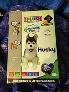 Pluszak maskotka piesek husky ogromna maskotka z dmuchanym wkładem Iplush
