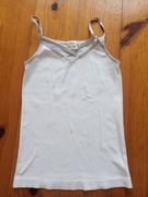 podkoszulka dziewczęca 128 biała