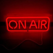 ON AIR Neon Sign LED – Nowoczesna Lampa Neonowa do Pokoju, Baru, Klubu