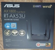 ASUS RT-AX53U WiFi 6 AX1800 + GWARANCJA + Jak nowy
