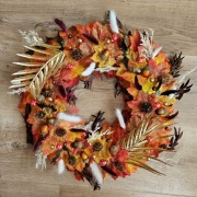 Wianek Dekoracyjny Jesienny (ŚREDNICA 55 CM)