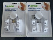 Magnetyczne zabezpieczenia blokada szafek piambo 8 szt. 