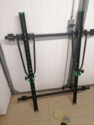 Bagażnik rowerowy na relingi, belki+uchwyty na 2 rowery komplet nowy