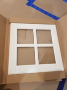 Drzwi szklane ikea bodbyn kremowy 40x40