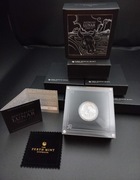 YEAR OF THE OX1ozSILVER PROOF HIGH RELIEF COIN2021,CERTYFIKAT NR 17