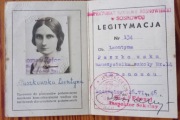 Sosnowiec szkola nr 14 nauczycielka legitymacja 1946