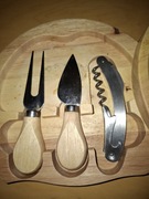 Zestaw do serwowania sera i wina,przekąsek 