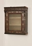 ZABYTKOWA DREWNIANA SZAFKA - APTECZKA 