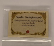 Naklejki na ciasto weselne
